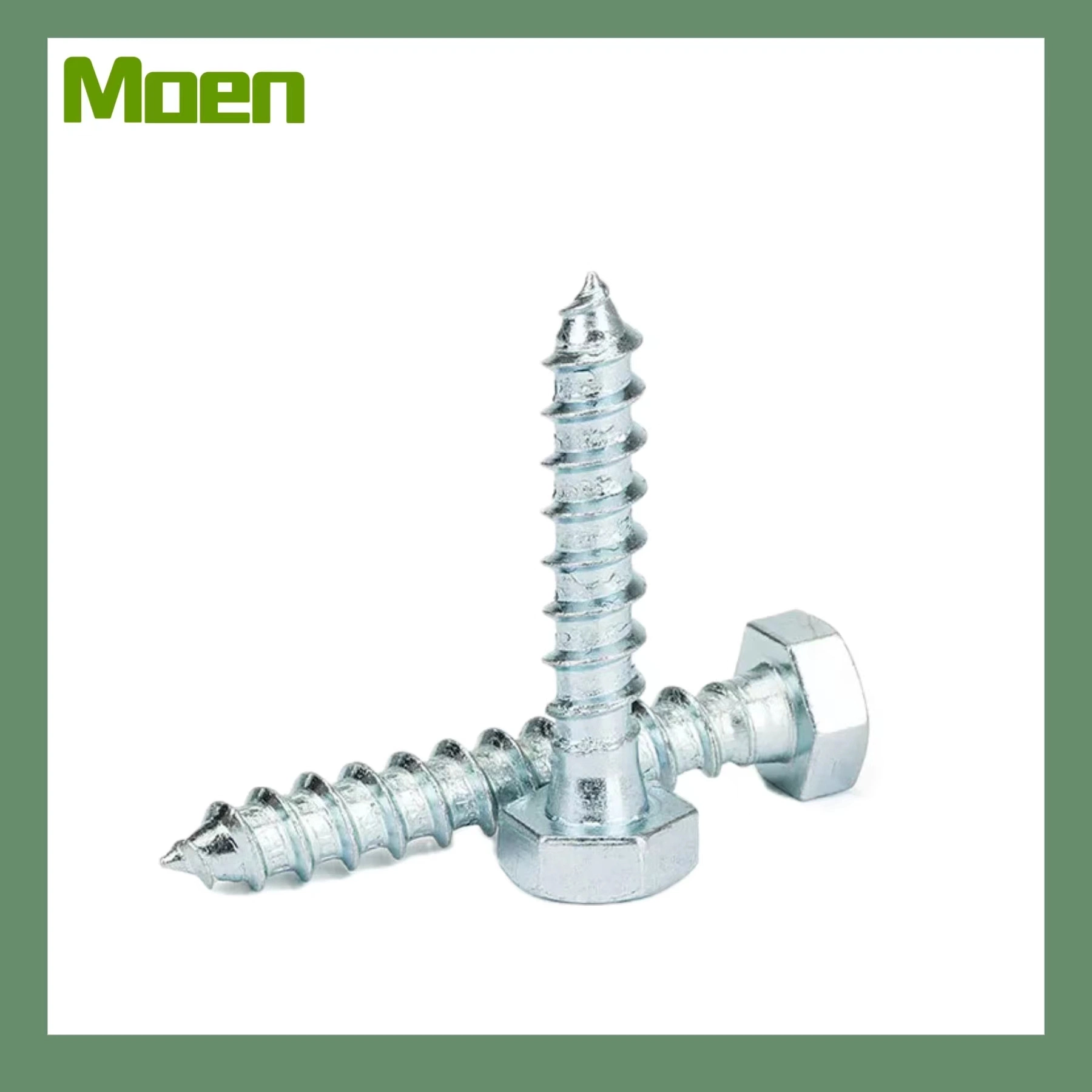 Fasteners Supplier Galvanized Hex Head Wood Screw Lag Bolt Coach Screw