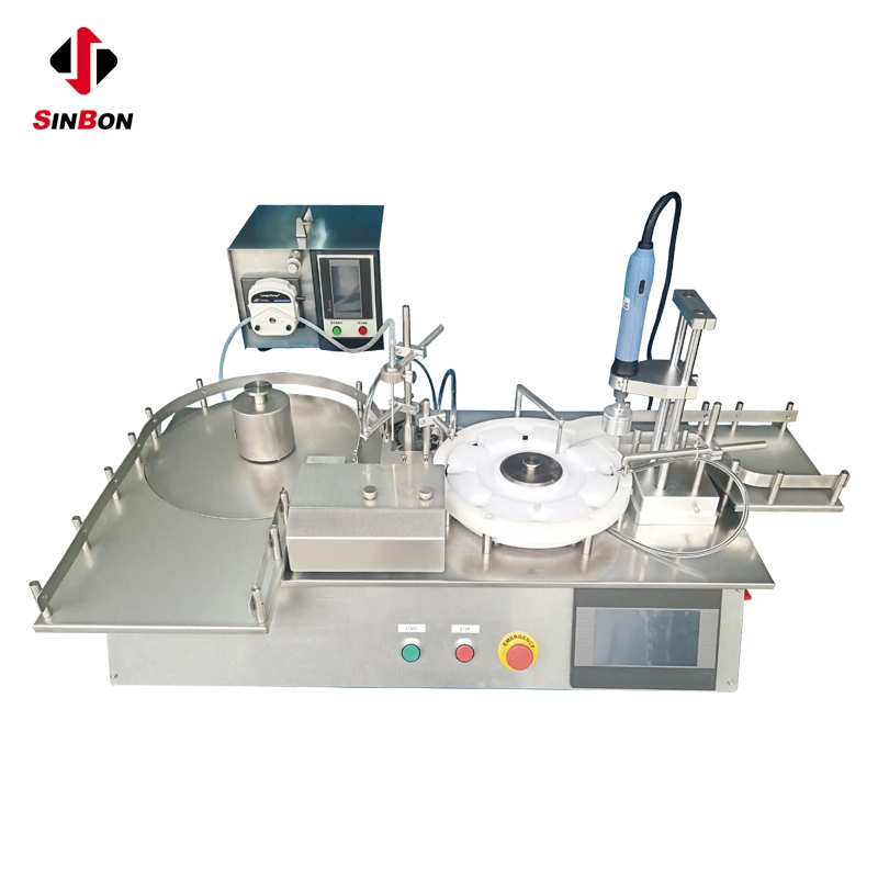 Combination Automatic Liquid Filling and Capping Machine