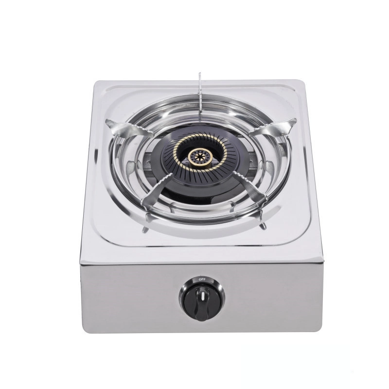 4kw Hot Sale Table Top 2 Burner Gas Stove with Stainless Steel