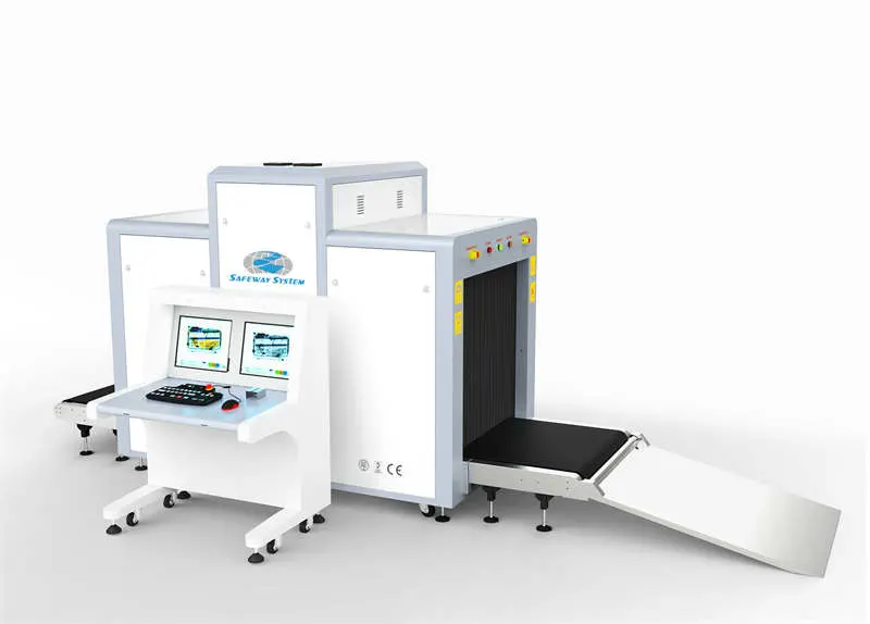 Alta resolución de la máquina de rayos X Escáner equipaje equipo de análisis de seguridad