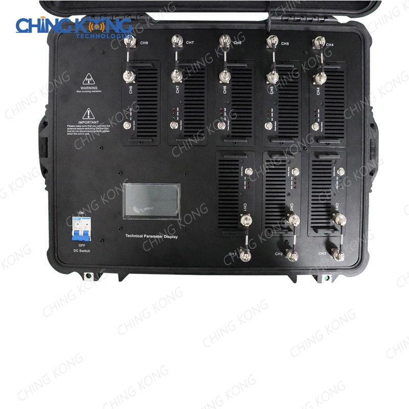 Portable Drawbar Box Dds Broadband Ied Signal Jammer VIP Jammer Explosion-Proof Device