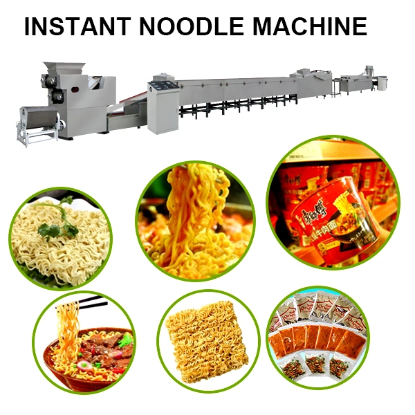 El tamaño mini instantánea completamente automático de la línea de producción de fideos fritos / máquina de fabricación de fideos instantáneos