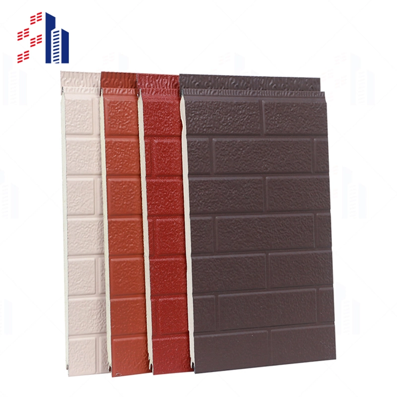 Brick Grain PU Fireprof Insulated Outdoor Exterior Sound Proof Wall Panels/Boards