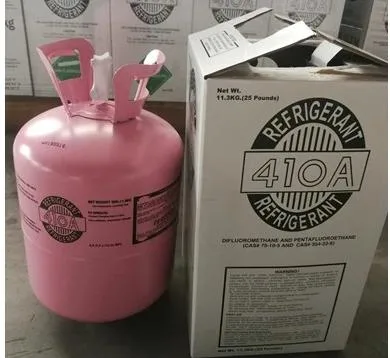 High quality of 11.3kg/25lb Disposable Cylinder Mixed Gas Refrigerant Gas R410A