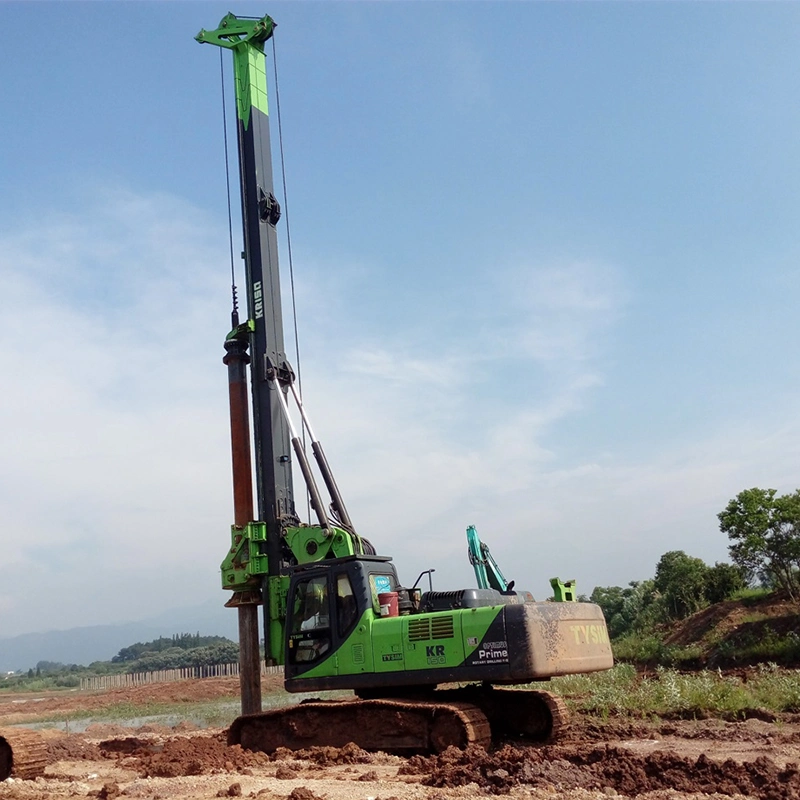 El tornillo Tysim Pile Driver, Boring Machine, Máquina de pila, Max 1000mm de diámetro de perforación kr60c utiliza equipos de perforación rotativa montón de cavidad de la conducción de la máquina