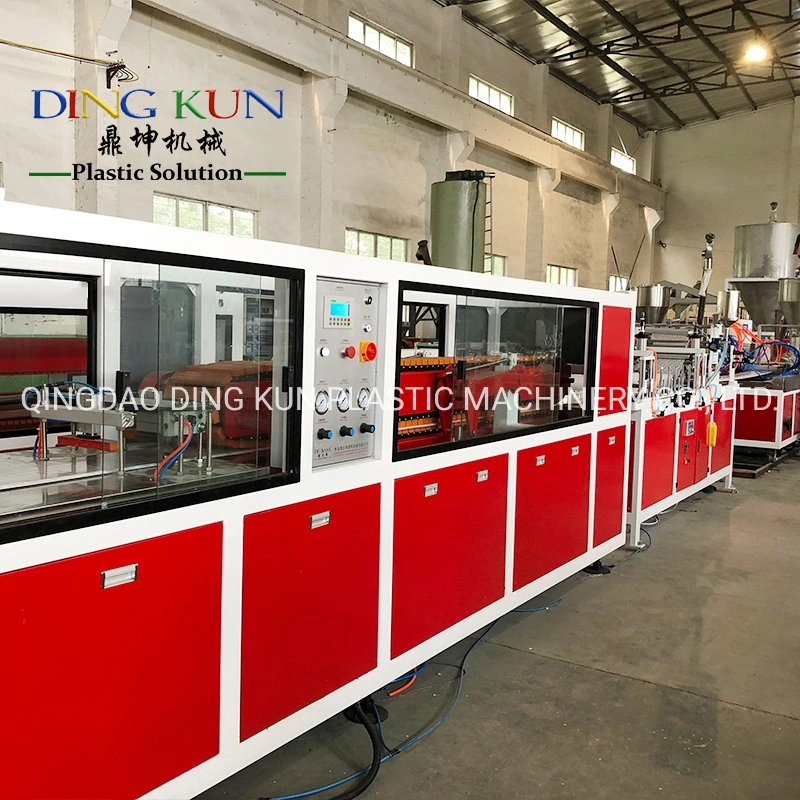 Double Screw PVC Panel Tile Trim/Corner Bead /Wall Panel /Ceiling / Window Door Profile / Cable Trunking Making Extruder Machine / Extrusion Production Machine