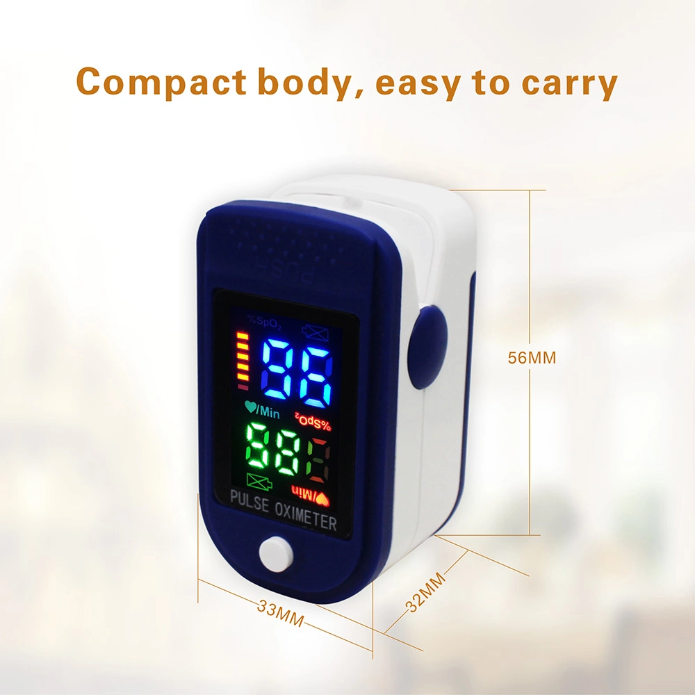 Portable Fingertip Pulse Oximeter Finger Clip Oximeter Equipment with OLED Display Heart Rate Monitor SpO2 Pr Pulse Oximeter