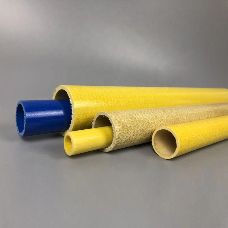 Insulated Pultruded FRP Reinforced Fiberglass Profiles Round Hollow Tube for Ladder