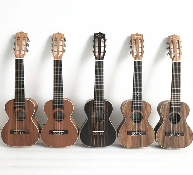 Marca Aiersi Guitarlele Cuerpo de caoba de guitarra de 28 pulgadas Ukelele Ukulele