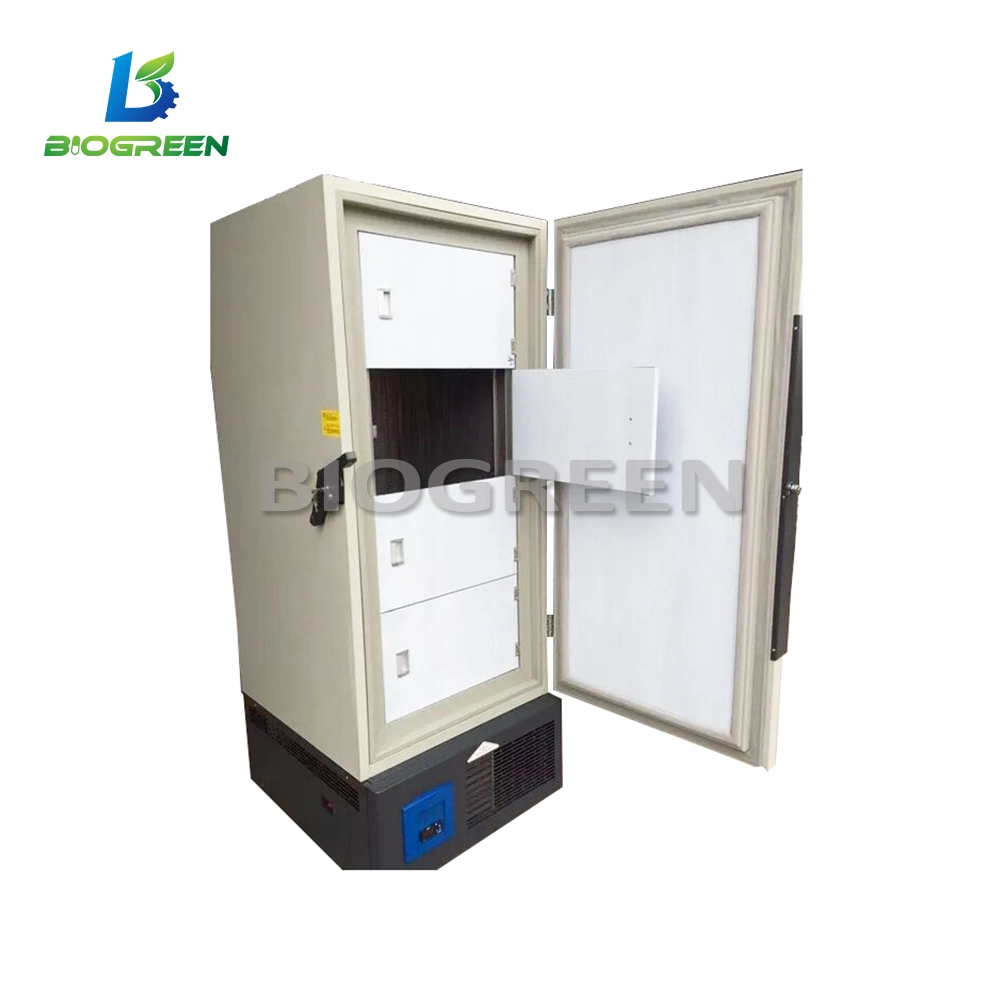 80c Degree Ultra Low-Temperature Cryogenic Refrigerator Lab Chest Deep Freezer