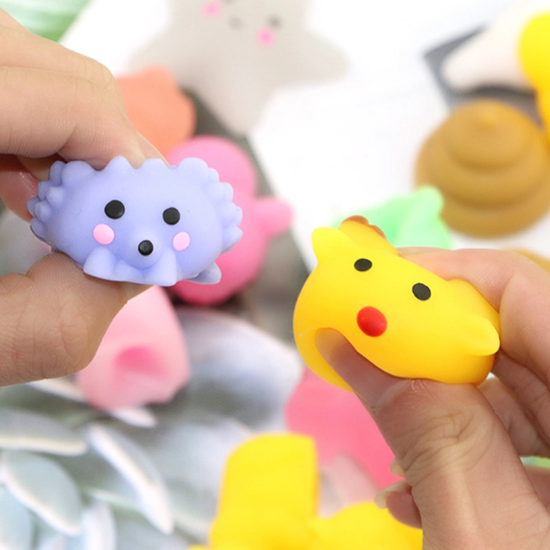 60 Pack Kawaii Scented Super Soft Stress Relief Mochi Squeeze Squishy Novelty Fidget Toy Promotional Gift