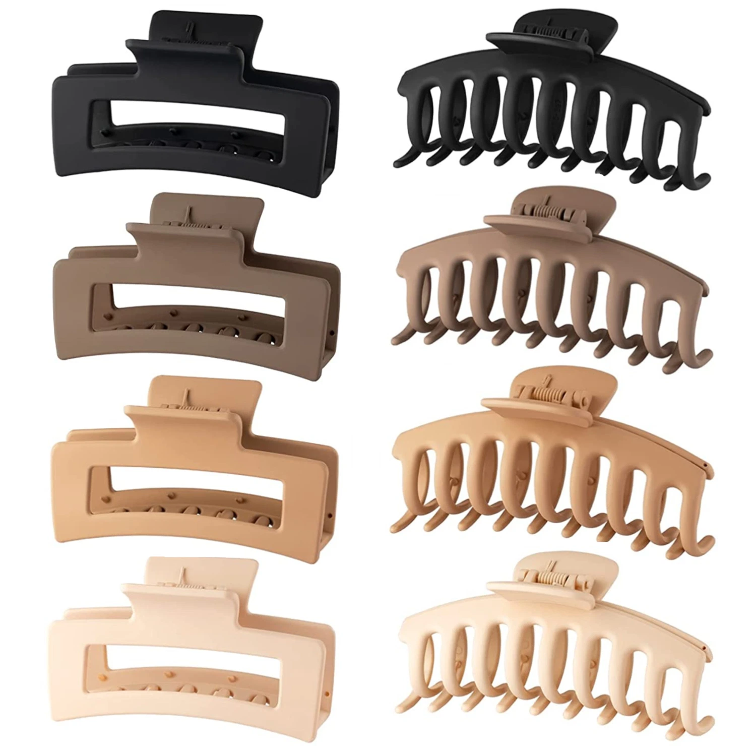 Big Claw Clips nouveau Multicolor Matte sèche griffes Griffe de mode cheveux 11cm