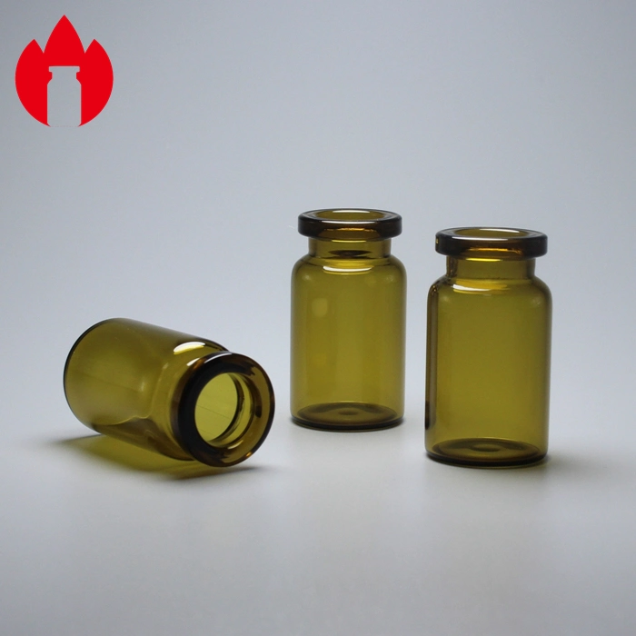 6ml Amber Medical Injectable Low Borosilicate Glass Bottle Vial