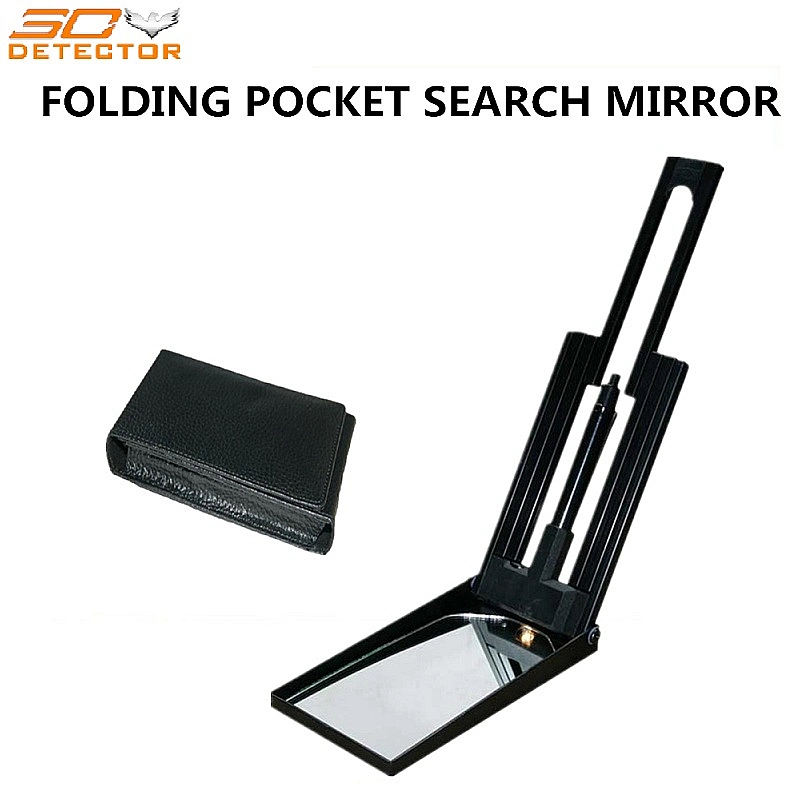 Free Shipping Portable Hand Held Metal Detector Bomb Detector MP Tatical Pocket Search Mirror