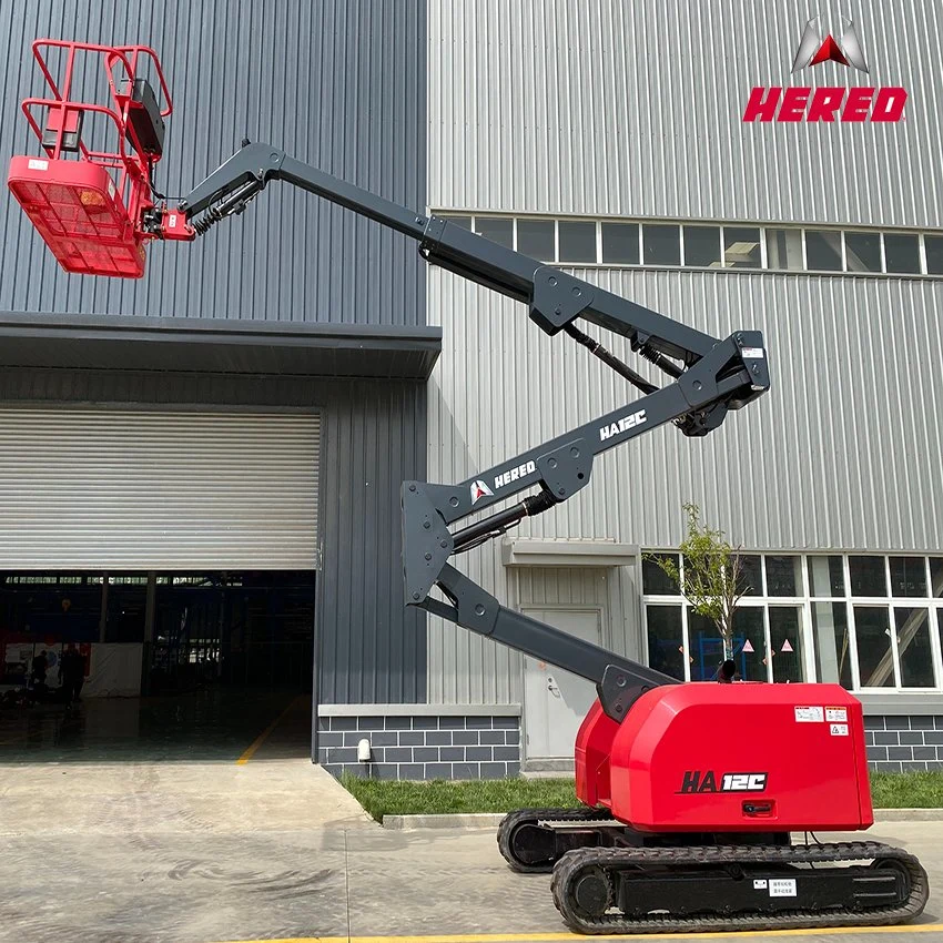 Hered Crawler Aerial Work Vehicle Aerial Work Platform Lifting Table Boom Lift