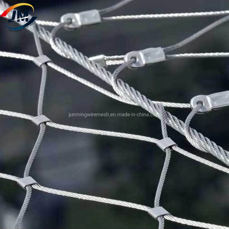 Anti Corrosion 7X7 7X19 Flexible Stainless Steel Suspension Bridge Railing Wire Rope Netting