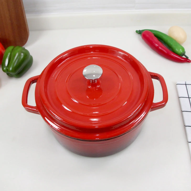 5qt 5 Quart Enamel Cast Iron Dutch Oven BSCI Approved Supplier