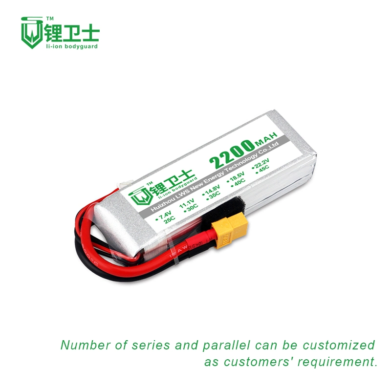 Lws Rechargeable Lipo Battery OEM 3.7V Lithium Ion Battery 850mAh 1000mAh 1300mAh 1500mAh 2200mAh 4000mAh 5000mAh 6000mAh 7200mAh for Uav