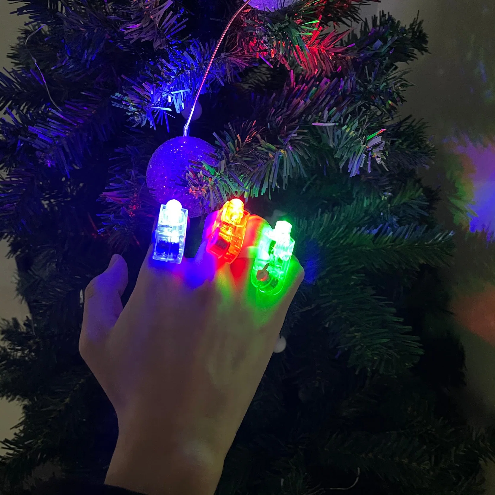 Enfants jouets LED anneau lumière clignotant partie anneau lumières Pour Noël