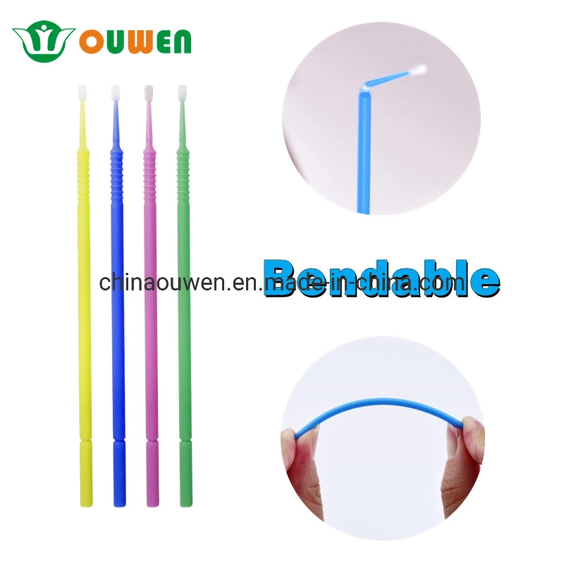 Small Dental Brush for Oral Use Bendable Dental Disposable Micro Brush ISO13485 CE FDA