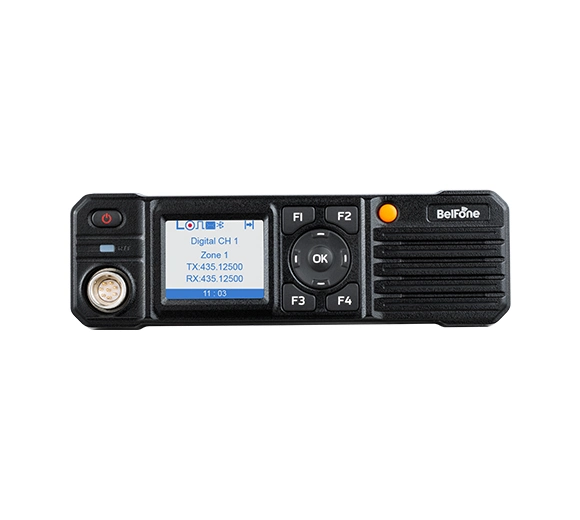 50W Car Radio Vehicle Mounted Walkie Talkie 136-174/400-480MHz Dmr Mobile Radio