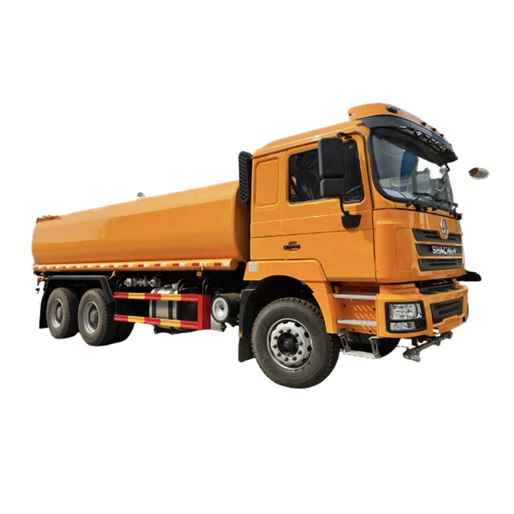 Carrinho de rega Shacman LHD ou RHD 6X4, 20000 litros, 25 000 litros, 22 m3 6000 Gallon Water Cistern Tanker Truck Hot Sales