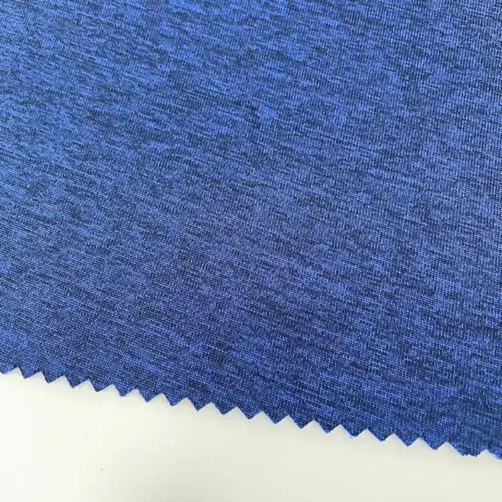 Light Weight Good Stretch Polyester Spandex Cationic Single Jersey Fabric Sports Wear Fabrics for Shirts