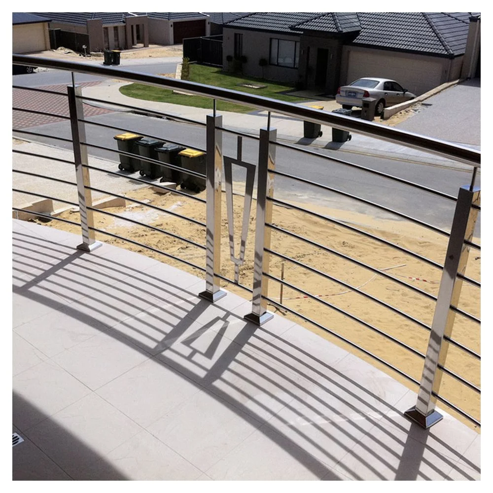 Modern Design 304ss Railing Balustrade Balcony Rod Bar Railing