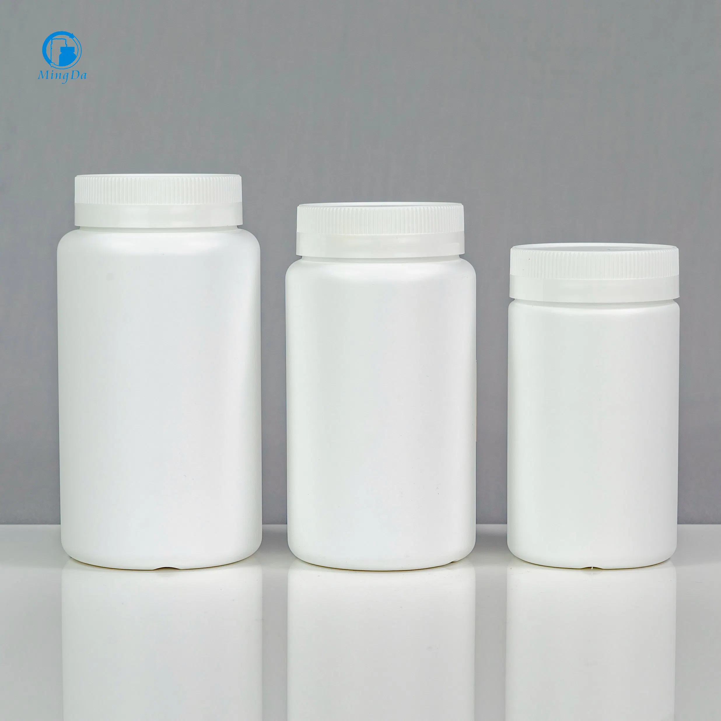 Popular Empty Healthcare Vitamin B7 Biotin Immune Health Solid Products Dietary Supplement Multisized HDPE Lars White Bottles