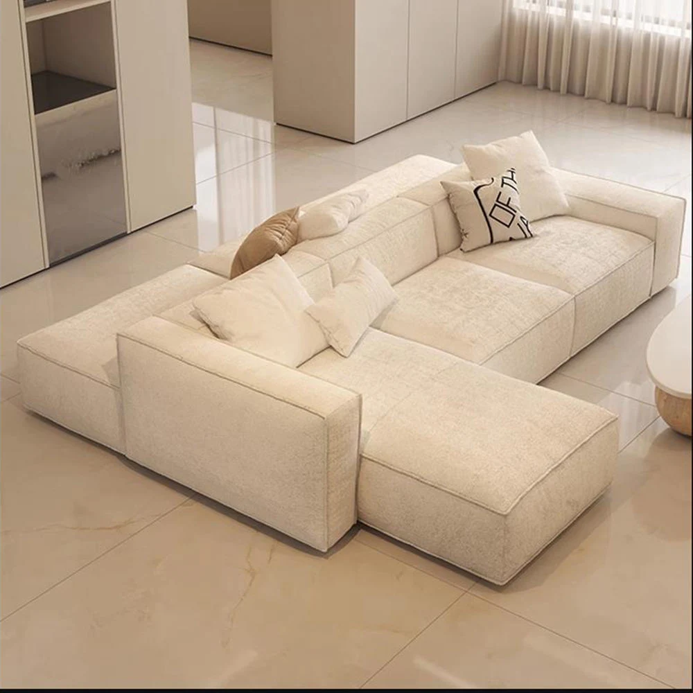 Modular Corner Sofa Set Linen Fabric Sectional Living Room Sofas Luxury High quality/High cost performance  Modern Sofa