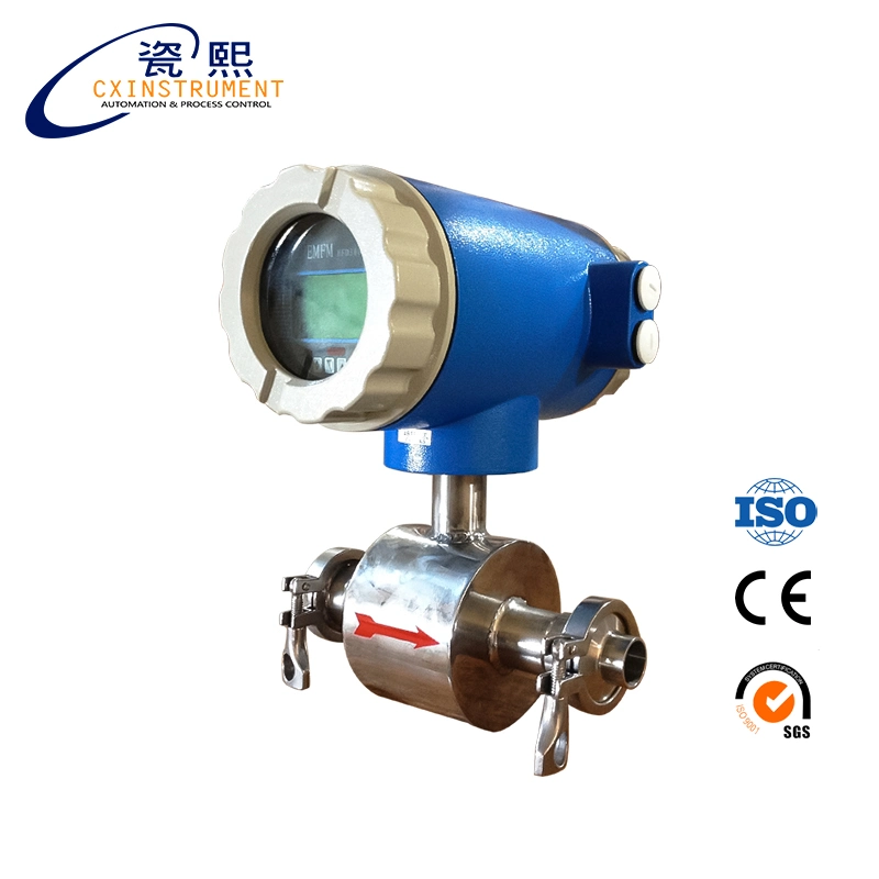 24VDC/220VAC Wastewater Magnetic Flow Meter with Transmitter Calibration Standard