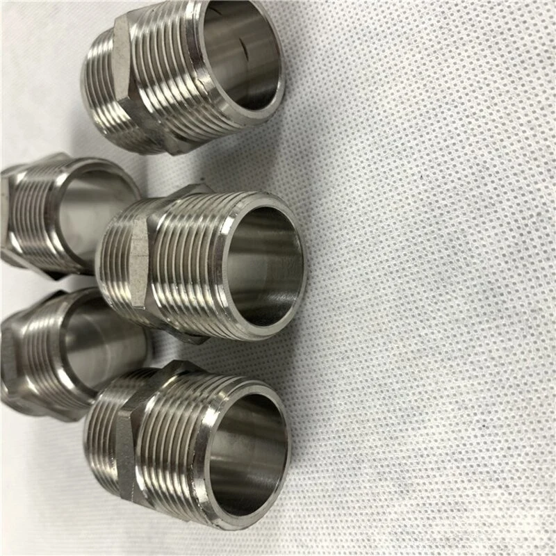 Custom High Precision Compression Pex Pipe Fitting Compression Hydraulic Fitting