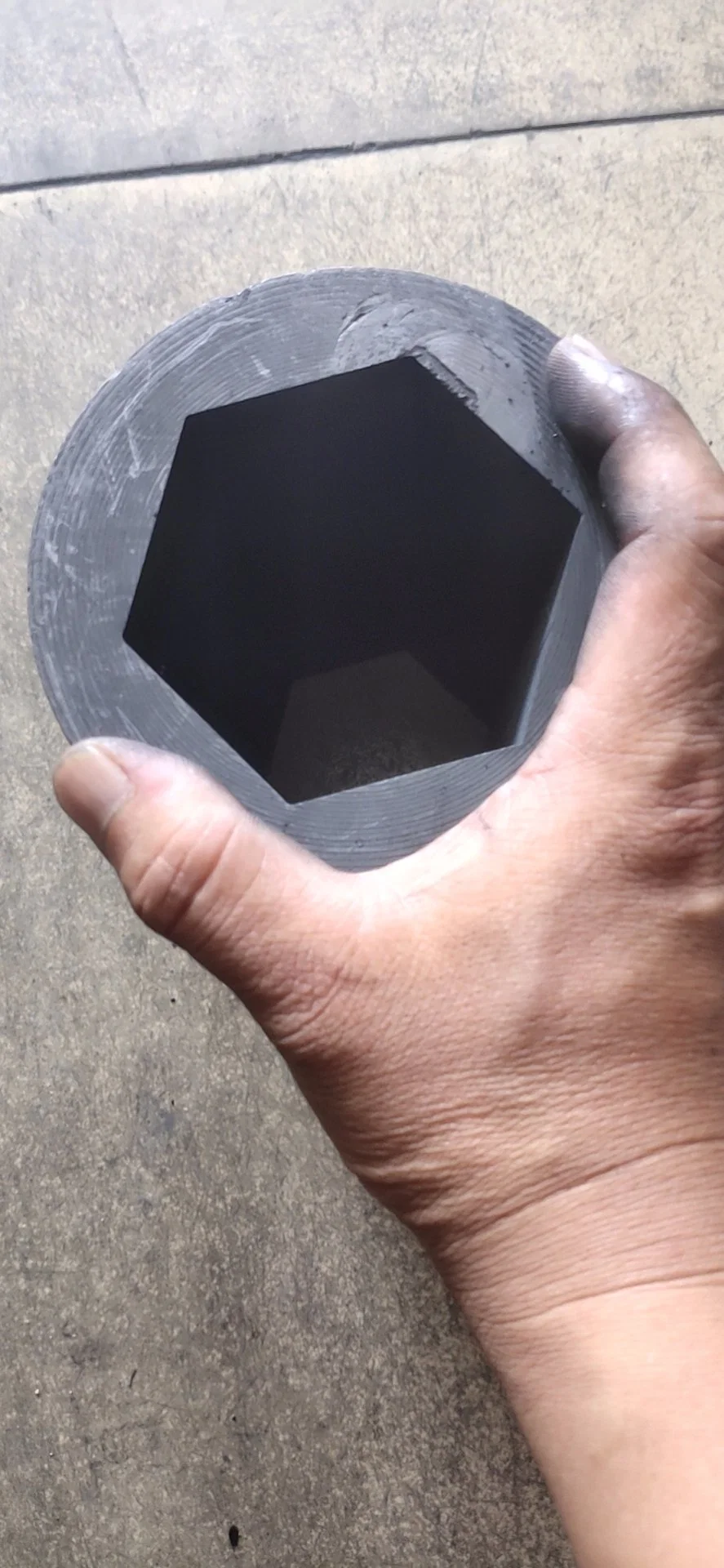 Density 1.85gcm Inside Coating Different Shapes Graphite for Casting Brass/Copper