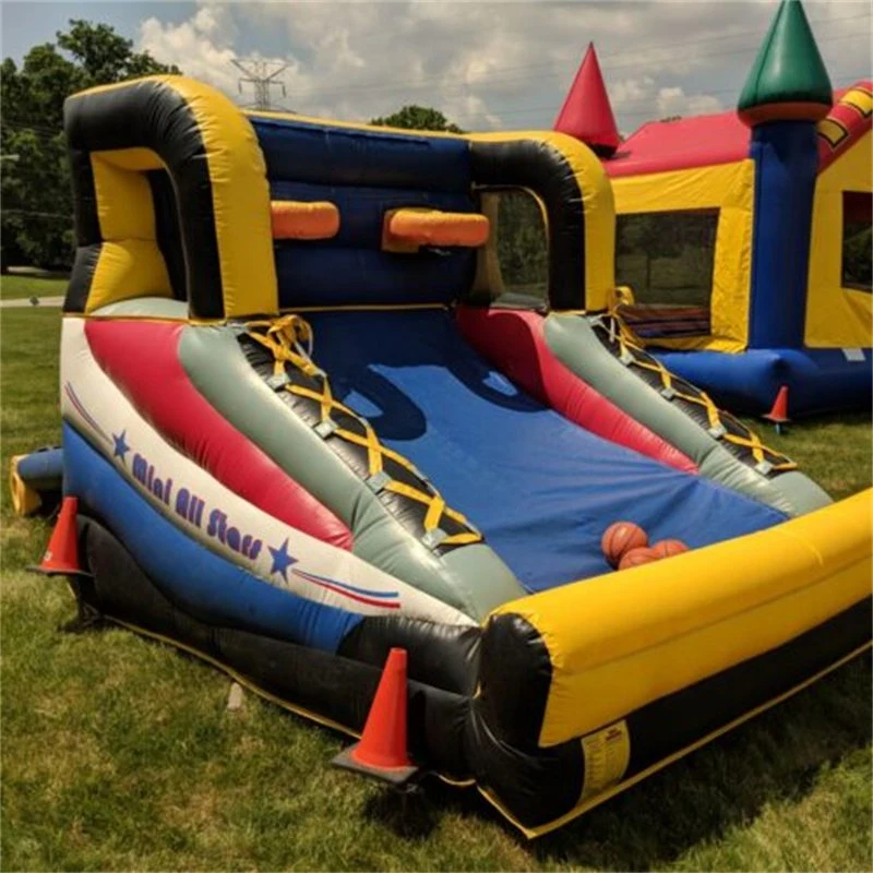 Inflatable Football Games Inflatable Basketball Games Inflatable Water Games for Kids/Adults China Inflatable Equipment Manufacturer 0.55mm PVC Tarpaulin
