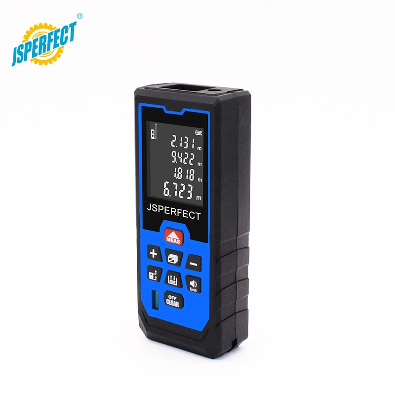 Red Type 60m Range Laser Distance Meter 60m for Building