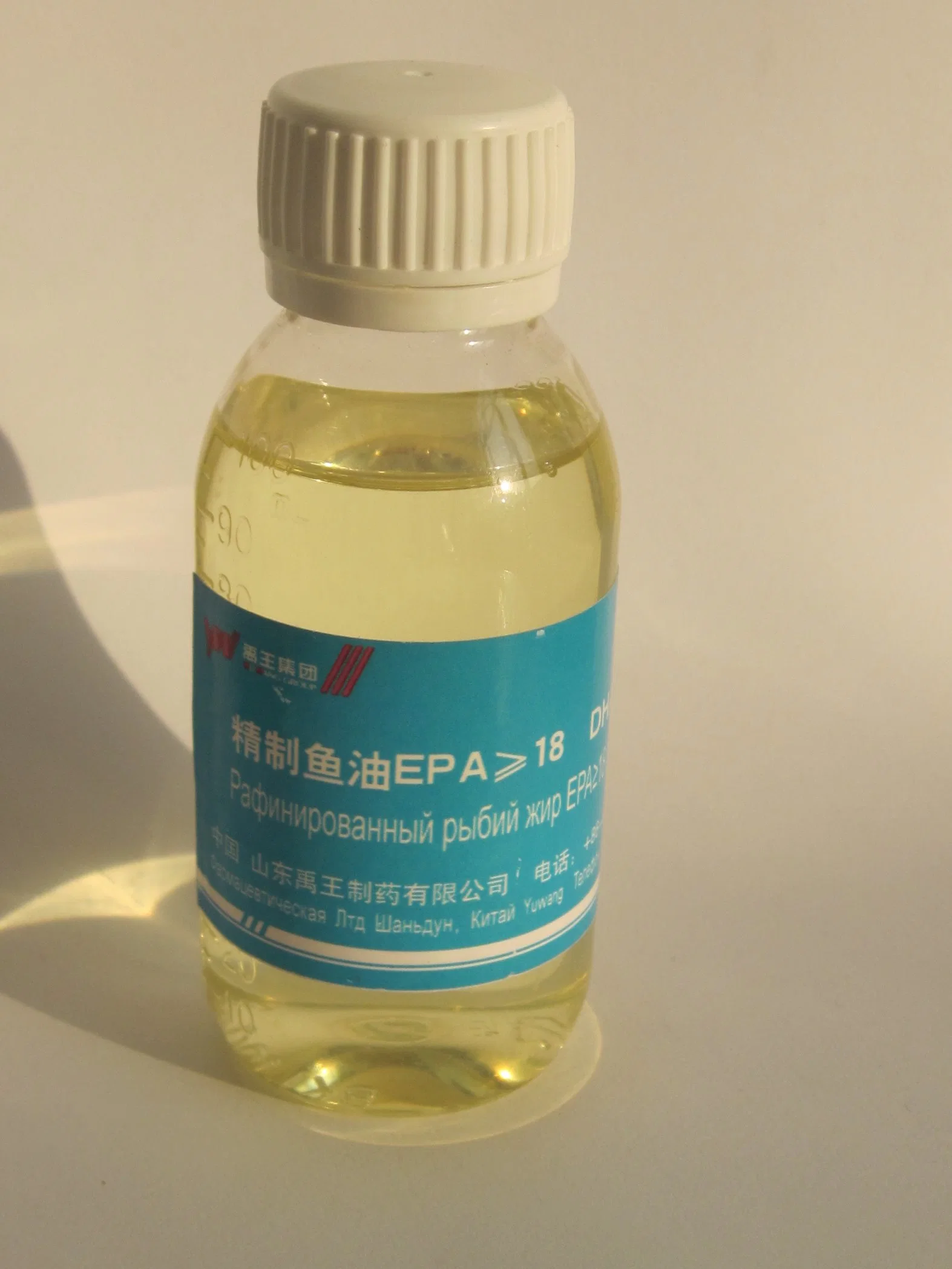 Aceite de pescado Refinado el 18% 12% de la EPA DHA no OMG materiales farmacéuticos