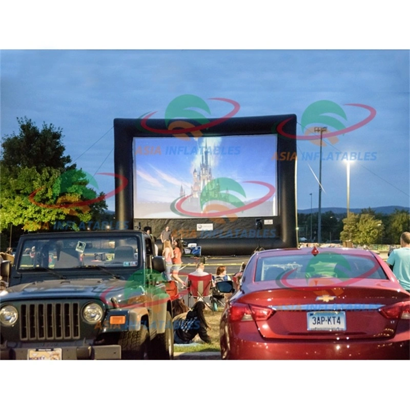 Blow up 40FT Instant Cinema TV Projector Outdoor Air Inflatable Movie Screen