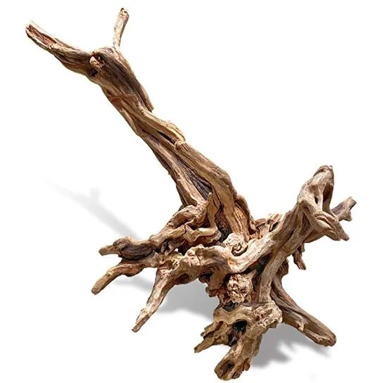 Aquarium Decoration Driftwood Log, Large Aquarium Ornament Natural Wood Branch Trunk Stump for Fish Tank Decor Reptiles