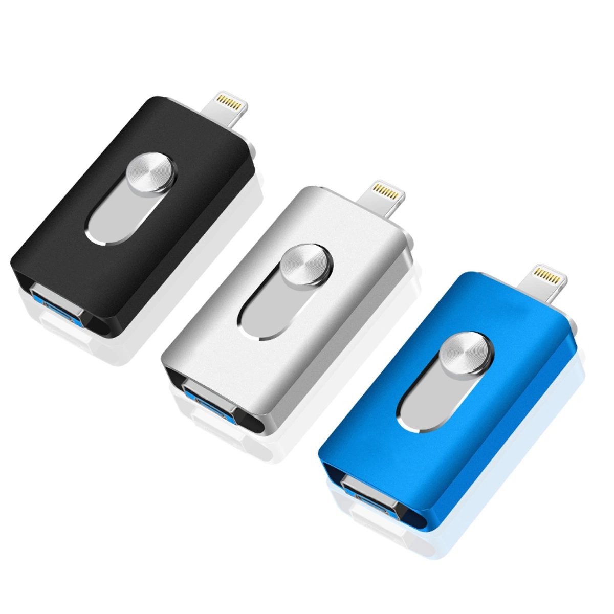 Großhandel OTG Micro USB 3,0 Flash Disk 256GB 128GB 64GB 32GB 16GB 8GB Pen Drive für iPhone/Android/PC