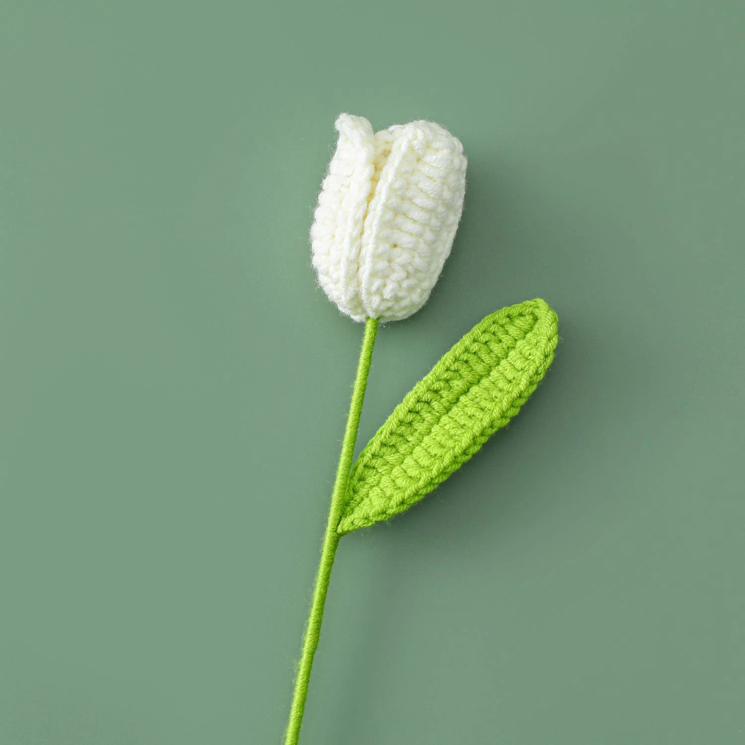 Happy Mother's Day Artificial Woven Flowers Knitted Tulip Bouquets Festival Holiday Decorations Gifts