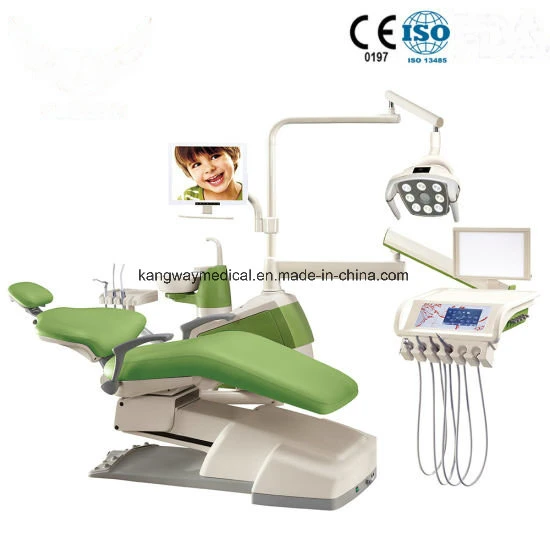 Hospital Adjustable Dental Chair with Sensor Lamp Medical Equipment