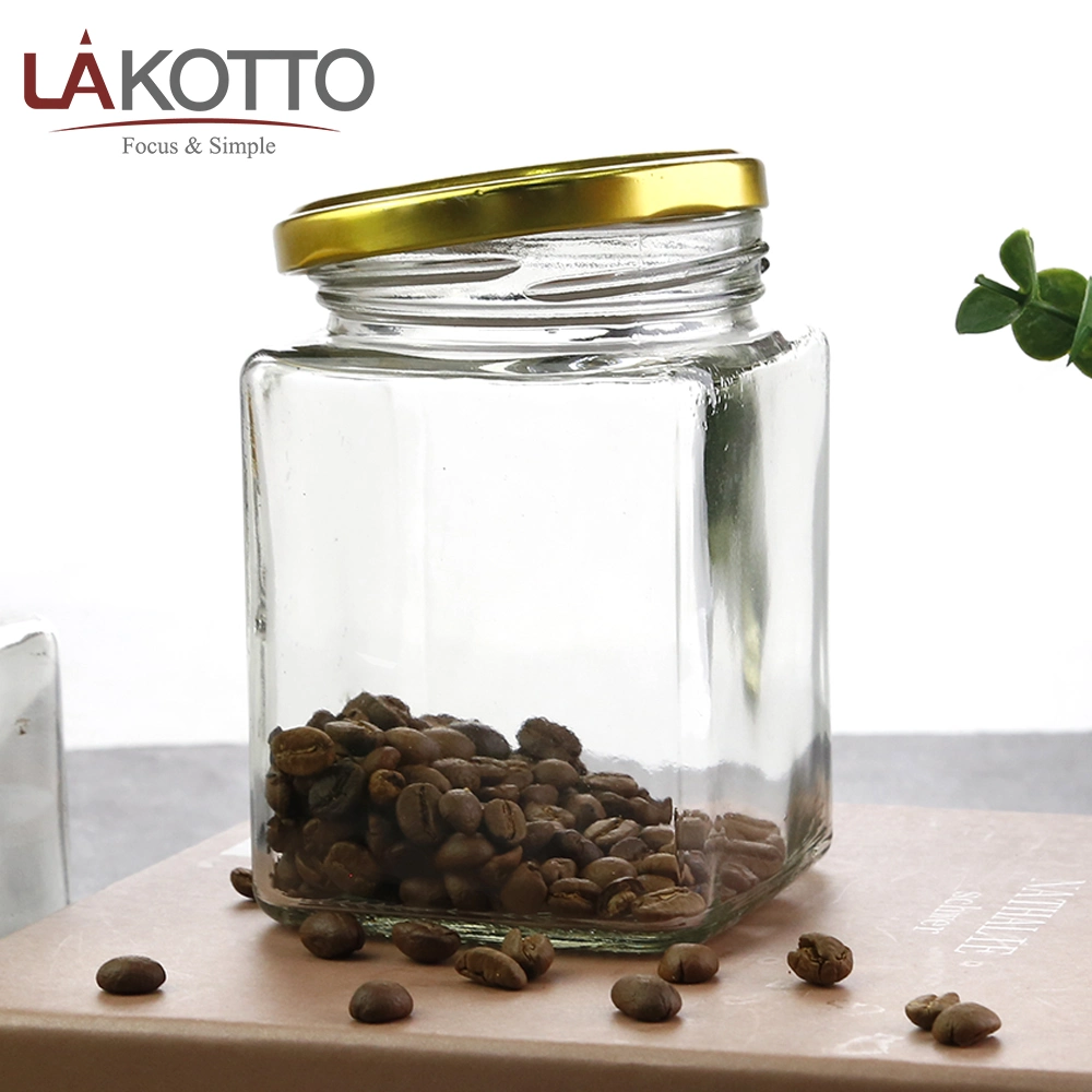 Fashion Customized Logo Acceptable Glass Lakotto Sealed Jar Pot Food Container Storage