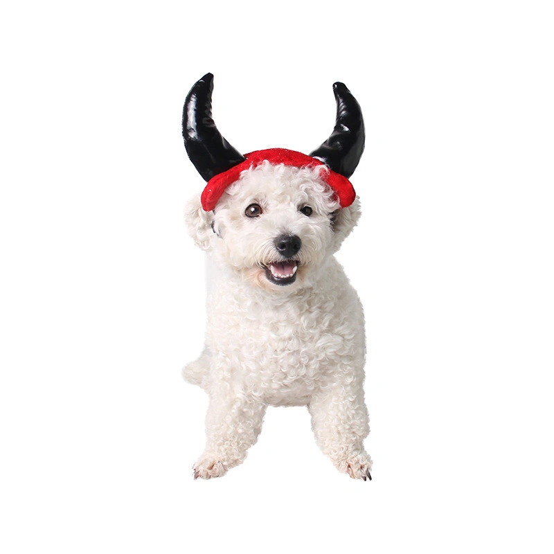 Wholesale/Supplier Christmas Pet Hair Accessory Hair Loop Ox Horn Headband for Dogs