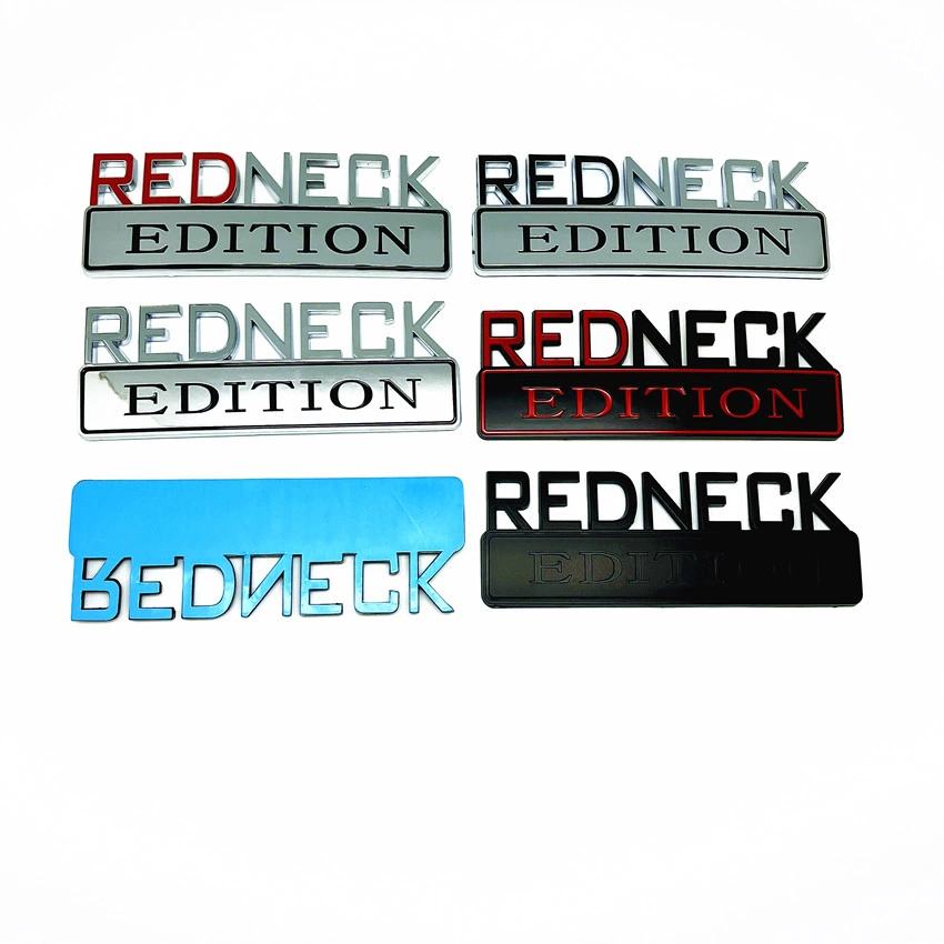 Fabrik Großhandel Custom Logo OEM Redneck Edition Emblem Emblem Abzeichen Aufkleber Auto Lkw - Redneck