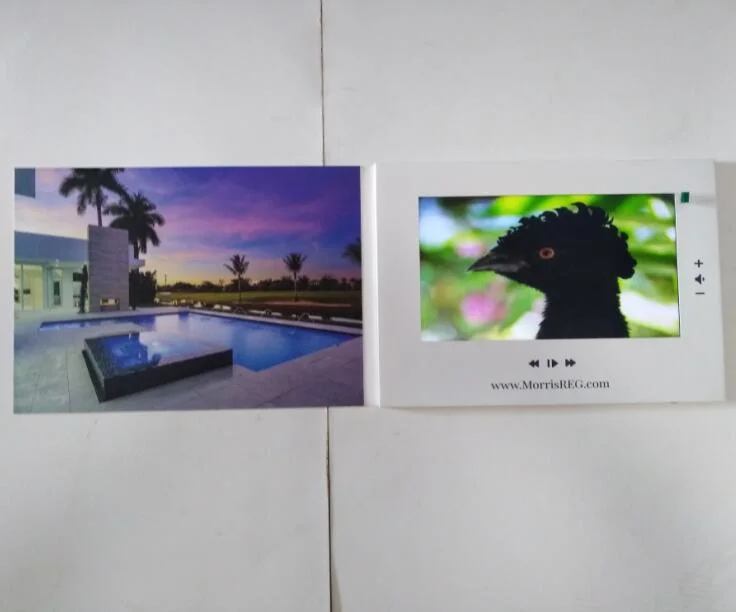LCD Screen Video Brochure for Hotel