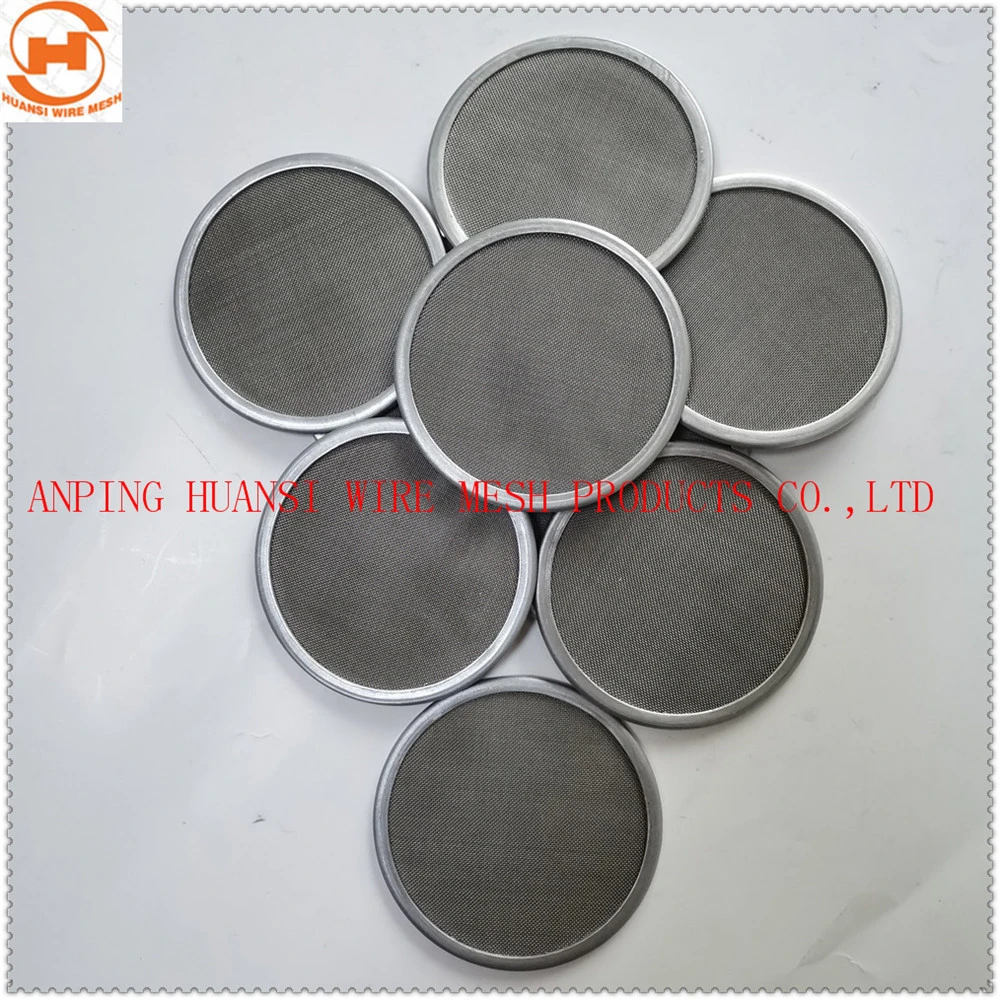 Customized 304 316 Stainless Steel 15-300 Micron Round Filter Discs