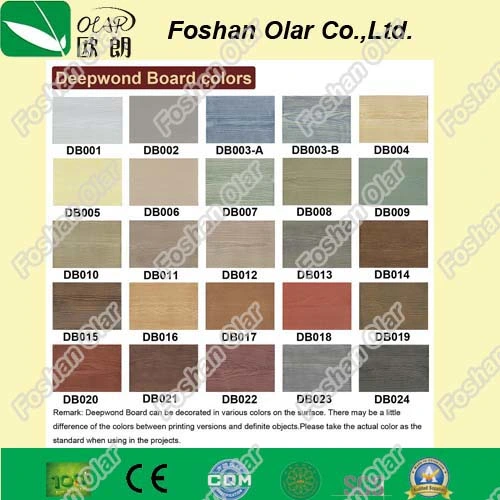 Wood Grain Fiber Cement Board/ Wall Panel for Outside