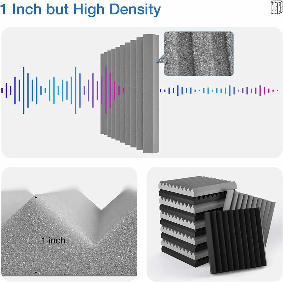 Jintailong Eco KTV&Meeting Room High-Density Wedge Foam Board Acoustic