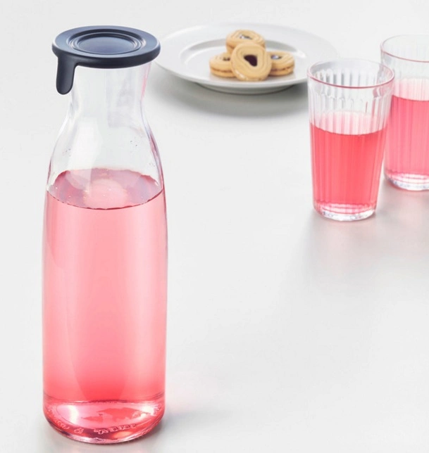 Glass Water Jug for Hot/Cold Water, Ice Tea