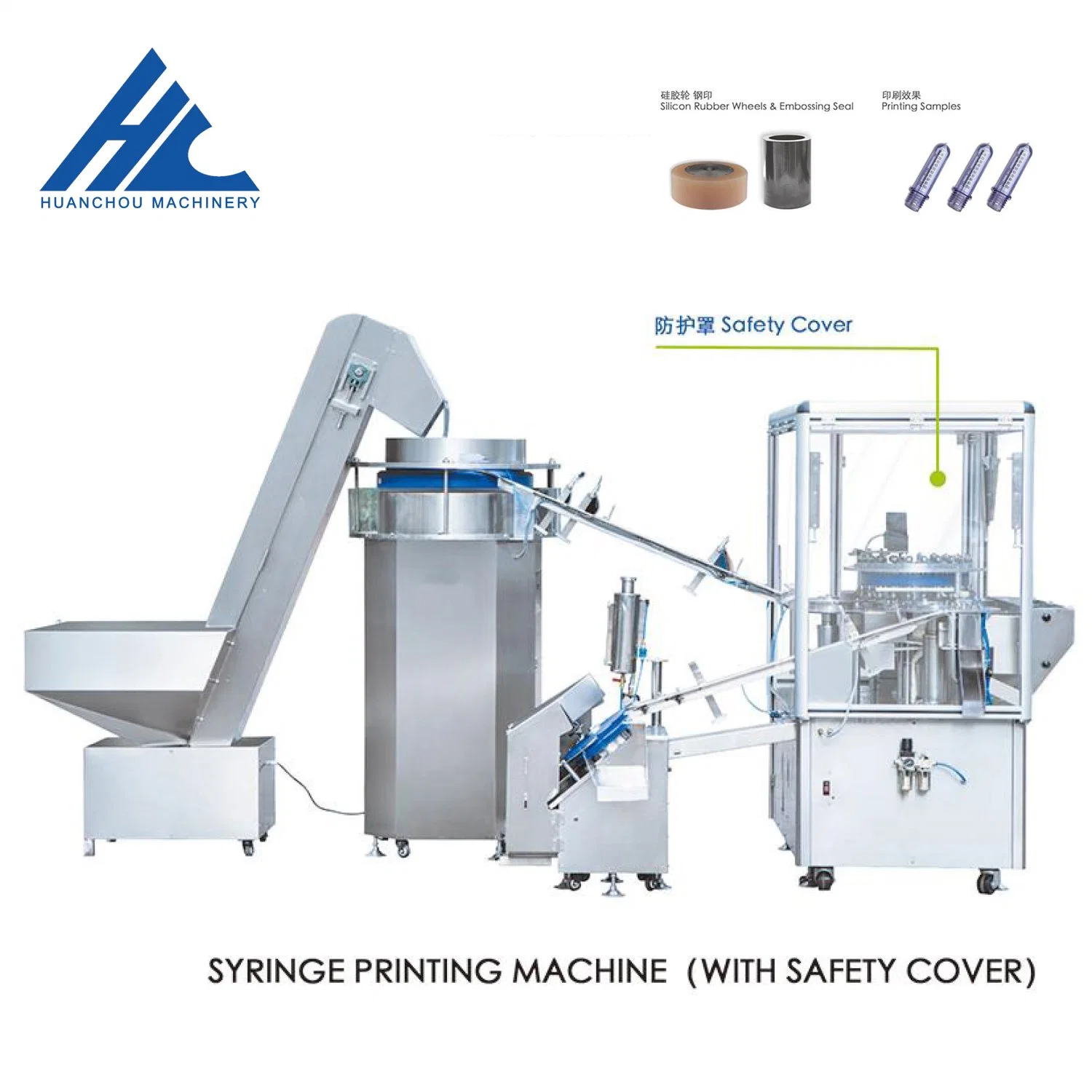 Auto Rolling Disposable Syringe Medicine Automatic Printing Machinery Pad Printer